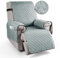 TAOCOCO Recliner Slipcovers,100% Waterproof Recliner Chair Covers with Pockets,Sofa Slipcover for Recliner Chair,Chair Non Slip Cover for Pets/Kids with Elastic Strap(Mint Green,UPDATE)