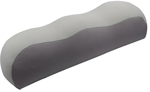 Cuscino per gambe per dormire, per dolori all'anca, in memory foam, per chi dorme sul fianco, cuscino di supporto per ginocchio (grigio)