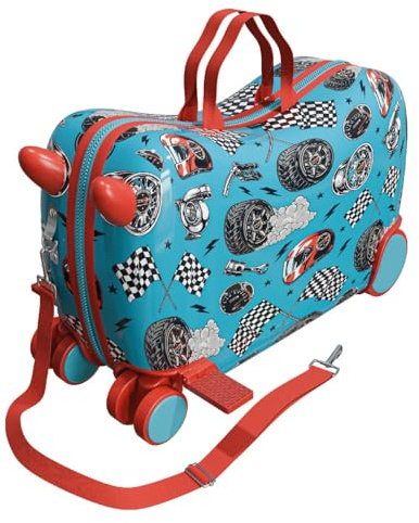 Cabin go - trolley cavalcabile bambino misura 48x31x22 - trolley bambino bagaglio a mano - valigia cavalcabile