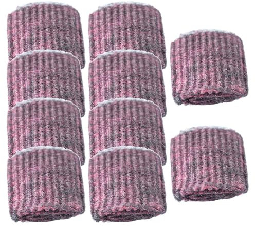 10 Stück Seifenpads Stahlwolle Edelstahl Stahlschwamm Topfreiniger, Küchen Scheuerschwamm Topfkratzer Reinigungspads Reinigungsschwamm Kratzfrei Küchenschwamm gegen hartnäckige Verschmutzungen (Rosa)