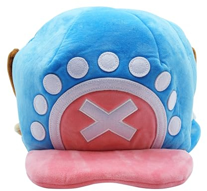 ABYstyle Officially Licensed One Piece Tony Tony Chopper Hat Replica Adult Size Blue and Pink Cosplay Hat Accessories Merch Gift