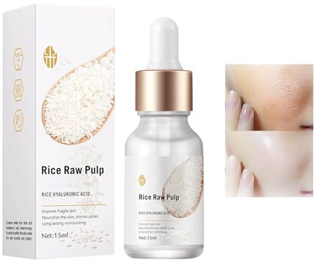 Weißreis-Serum für das Gesicht, Feuchtigkeitsspendend, zur Porenverengung und Fleckenentfernung, 15 ml