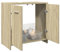 Generisch Waschbeckenunterschrank Sonoma-Eiche 60x33x60 cm Holzwerkstoff,jiangboyue-849604