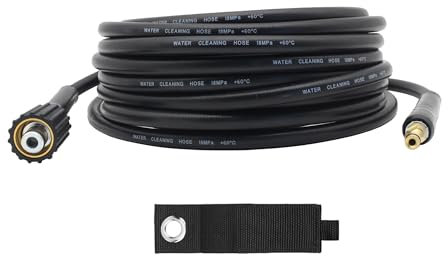 10m Hochdruckreiniger-Schlauch für Kärcher K2 K3 K4 K5 K7, Ersatzschlauch mit M22 14mm Adapter & Schnellkupplung, 2610PSI Hochdruck-Verlängerungsschlauch für Jet-Reinigungsanwendungen
