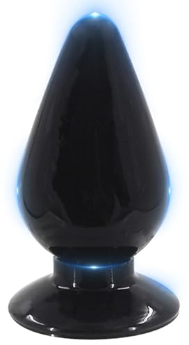 BDSMJOY Plug Anal Plug Anale,Prostate Homme,Extenseur Femme,Godes Butt Plug Femme Débutante,Plug Gode Ventouse,Perles anales Sex Toys Anals,Godemichets Masturbateurs Masculins (Noir, S)