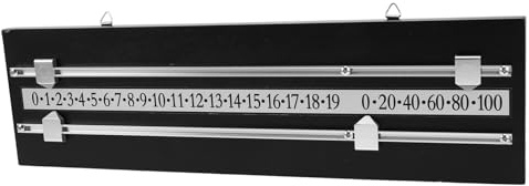 VANZACK Tableau De Bord De Shuffleboard Tableau De Bord De Snooker Réutilisable Compteur De Score De Table De Billard De Billard