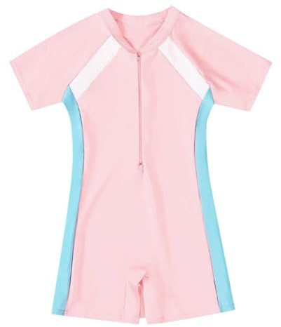 Costumi Mare Ragazzo, Costume da Bagno Intero per Ragazze e Ragazzi, per Bambini, per Sport Acquatici, Costume da Bagno Corto
