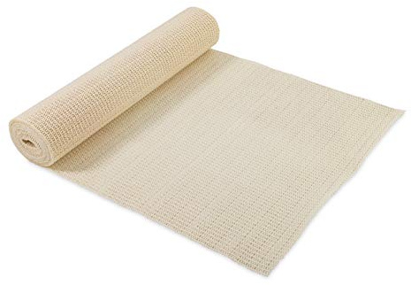 Camco Slip Stop Liner - Prevents Slipping and Sliding in RVs & Camper Kitchen Shelves and Drawers | Great for Toolboxes, Rugs, & More |Durable, Washable Material | 1' x 12' Roll - Cream (43277)