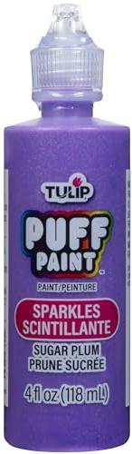 Tulip 3D Fabric Paint 4oz Sparkles (Sugar Plum)