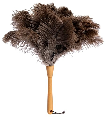 Plumero con Plumas de Avestruz - Plumero Hecho en la UE - Hecho a Mano - 40 cm de Largo z2921