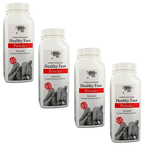 Silverlene 4 x Athletes Healthy Foot Powder Medicated Treats and Prevents Anti Fungal 75g