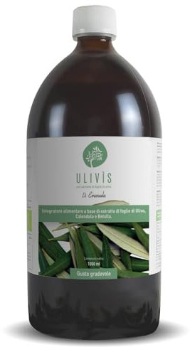 Ulivis - Estratto Foglie di Olivo Liquido. Integratore Alimentare - 1 Flacone da 1 L