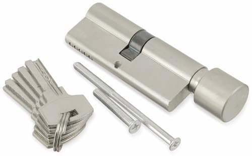 MASTERPROOF Sicherheits-Schließzylinder mit Knauf 1018-PJXY, 80 mm