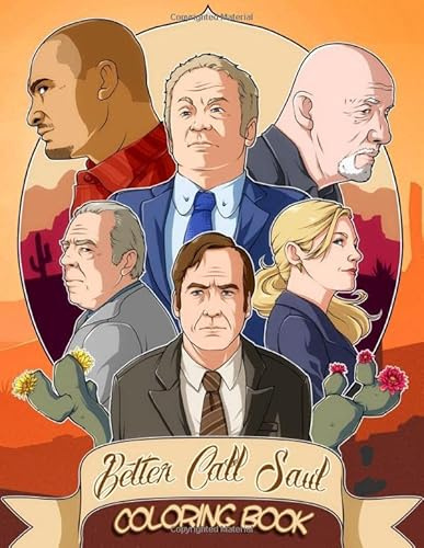 Better Call Saul Coloring Book: American television crime drama series coloring books