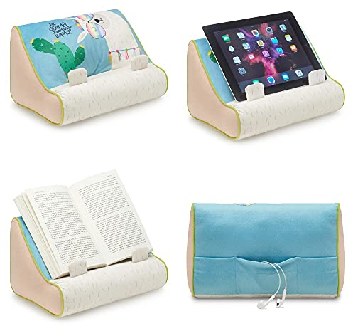 Gifts for Readers & Writers Support iPad Book Couch | Support Universel pour Tablette | Porte-Livre | Coussin de Lecture | Lecture au Lit, à la Maison | Compatible avec Téléphones, Liseuses