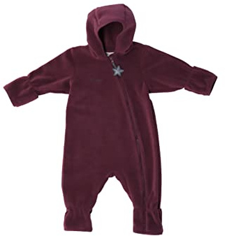Sterntaler Unisex Kinder Overall Overall aus Microfleece, Mit Reißverschluss und Hand- und Fußstulpen
