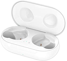 Kabelgebundene Ladehülle Ersatz für Samsung Galaxy Buds+ SM-R175, Ladehülle für Ohrhörer, Ladestation für Galaxy Buds SM-R170, Weiß, ohne Ohrhörer