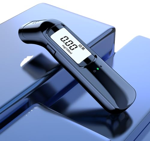 B BestCon uppladdningsbar alkoholtestare med röstmeddelande, alkoholtestare med LCD-skärm, professionell alkoholtestare för hemmet, för professionell användning