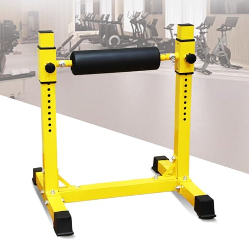 MegLob Split Squat Stand, Professional Single Leg Squat Stand, Such Squat Roller, Home Gym Split Squat för träningsutrustning, lägre kroppsspecialmaskin, hemgymntillbehör,Yellow