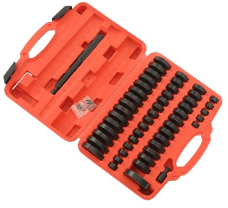 DCSYOG Set di 51 cuscinetti delle ruote, set di propulsione per cuscinetti, boccole, attrezzi per cuscinetti, cuscinetti auto, pressa e pressatura, set di attrezzi