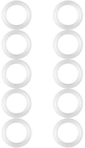 10 stücke Silikon Dichtungsring Lebensmittelqualität Dichtungen Ringe 1,5Sanitär Clamp Ferrule Washer für Gären Einmachglas Trinken