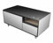 Emerio MusicFridge - Kombination aus Getränkekühler (68L) mit Gefrierfach (14L), Soundbar und Lounge-Tisch, Bluetooth, 2xUSB, 1x USB-C, klangvoller Sound, Sensortasten, gehärtete Glasoberfläche
