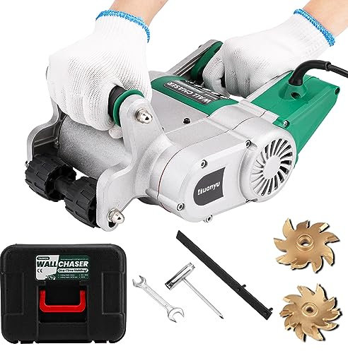 Huanyu eléctrica pared Chaser 1 vez de moldeo de pared ranura de corte de la máquina de infrarrojos 4800W pared Chaser cortador de hormigón de aleación de magnesio para ladrillo de cemento