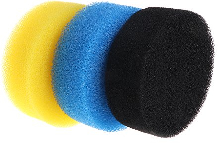 Exingk 3 spugne filtranti per acquari biologici e meccanici filtri in spugna vasi di plastica da 25,4 cm