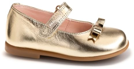 Pablosky Olga 058480, Zapatos Planos Mary Jane, Dorado, 26 EU