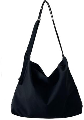 gaobaozhu Canvas Crossbody Bag Large Canvas Messenger Bag Hobo Bag With Zip Shoulder Bag for Women Men Shoulder Tote Handbag Messenger Bags for Travel Work Sports School Shopping Causal Daily