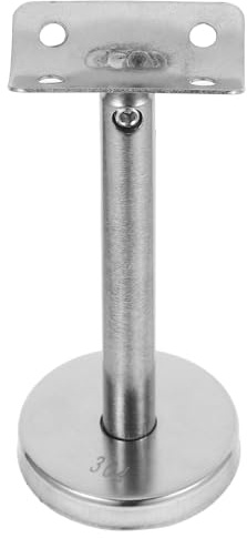 Angoily Soporte de Barandilla de Acero Inoxidable para Escaleras Interiores, Soporte Recto para Montaje en Pared Anclaje Resistente para Uso Residencial