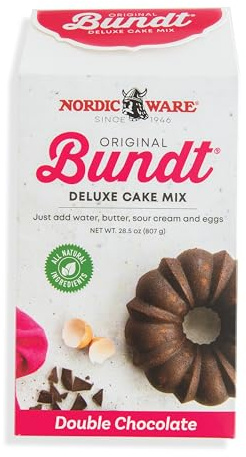 Nordic Ware Double Chocolate Bundt Cake Mix