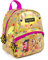 PERLETTI Rainbow High Fahion Rucksack für Klein Mädchen - Kleiner Backpack Gold mit Tasche für Kinder 4 5 6 Jahre - Holografische Kindertasche Kleinkind Kindergarten mit Ruby Poppy Sunny - 21x17x12 cm