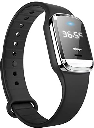 EHOTER Bracelets Anti-moustiques Anti-Insectes Montre Anti-Moustiques Rechargeables par USB étanches à Ultrasons pour Adultes Et Enfants D'intérieur Et D'extérieur (Noir)