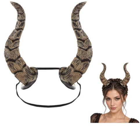 Garneck Bandeau de corne d'Halloween simulation antilope corne cerceau animal cosplay chapeau pour Halloween fête de Noël
