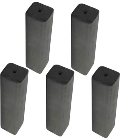 YARNOW 5 Compresse di Carbone per Barbecue All'aperto Stufa A Legna Carbone da Campeggio Carbone Non Fumoso per Grigliate Picnic in Casa