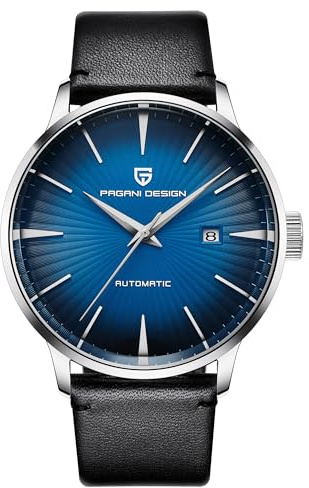Pagani Design PD2770 Automatische Mechanische Herrenuhr Mode Edelstahl Wasserdicht Lederband Einfache Sport-Business-Uhren