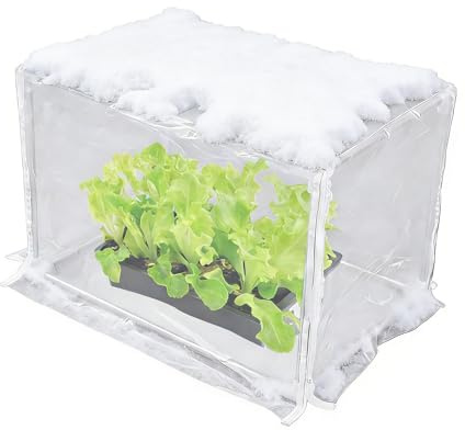 Mini-växthus inomhus | växtskydd 60 x 30 x 30 cm, miniväxthus - för odling inomhus, balkongbord, trädgård, fönster och vinter