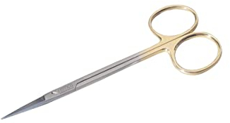 REMOS Schere mit Hartmetallschneide schmal aus rostfreiem Edelstahl 12.5 cm