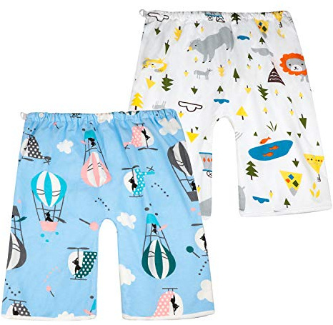 FLYISH DIRECT 2 Stück Baby Windelrock Windelhose Töpfchen Trainingshose für Kinder Töpfchentraining, L, 4-8 Jahre/4-8T