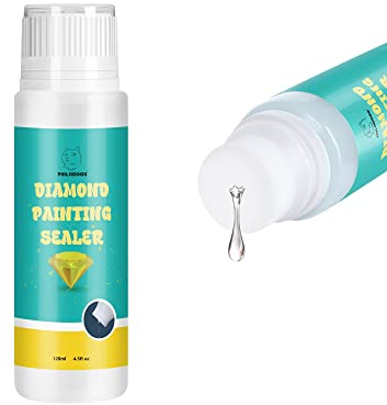 PHILODOGS Kunstkleber, Kleber, Puzzle-Kleber 120ml, Diamant-Malerei-Kleber für Diamant-Malerei-Sets, Diamant-Malerei-Versiegelung, selbstklebender Kleber, schnell trocknend