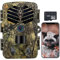 MIYAY Caméra de Chasse 48MP 4K avec LED Infrarouge 950nm, Étanche IP65, Vision Nocturne 25m, Déclenchement en 0,1s, 64GB, Surveillance pour Chasse, Fermes et Vergers