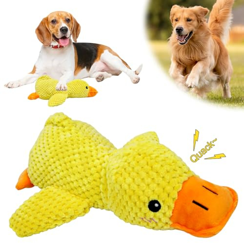 Giochi Squeak Interattivo per Cani Indistruttibile - Peluche Robusto e Durevole per Masticatori Aggressivi di Razze Piccole, Medie e Grandi