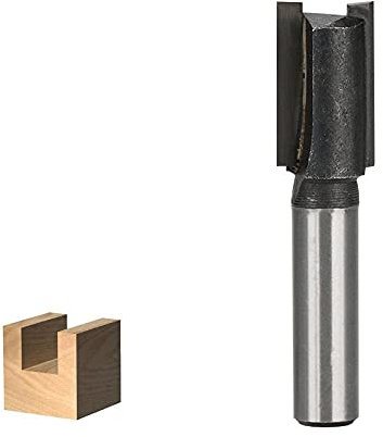 Fresa de mango de carburo sólido ， Broca de fresado for madera con vástago de 8 mm, fresa de extremo recto, brocas de fresado for corte al ras, tipo 01(Type 10)