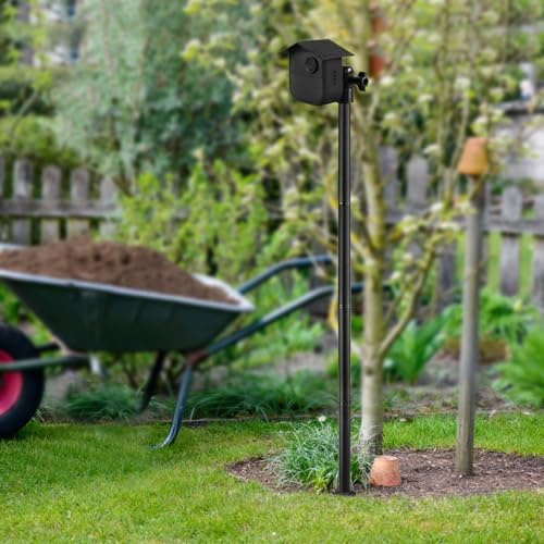 Ground Spike Mount for Blink Outdoor Camera 4th Gen, Spike Pole Mounting Bracket Stake with Protective Cover Accessory Kits for Blink Camera 4th, Robust & Stable for Garden/Soft Ground, No Drilling