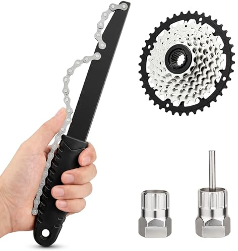 Rose Kuli Kettenpeitsche - Fahrrad Werkzeug, Ritzelabnehmer, Cassette Lockring Tool, Kassettenabzieher, geeignet für Fahrradkassetten
