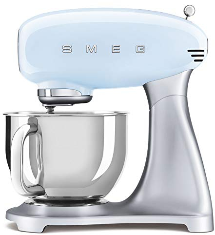 Smeg 1950's Retro Style Aesthetic Stand Mixer (Pastel Blue)