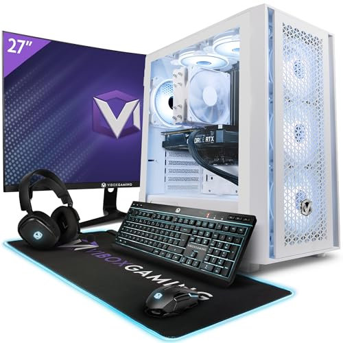 Vibox VIII-88 Gaming PC Bundle • Intel Core i9 12900KF 5.2GHz • Nvidia RTX 5060 Ti 8GB • 16GB RAM • 1TB NVMe SSD • Windows 11 • 24 Monitor • WiFi
