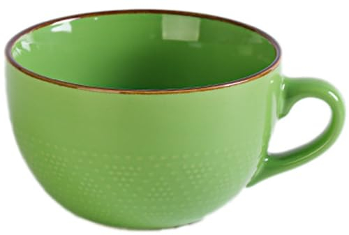 Disoza Vert Gazon 700ml Tasse Maman Ceramique XXL Grande Noel Personnalisé Mug de Noël Cadeau Femmes