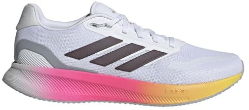 adidas Herren Runfalcon 5 Running Shoes Laufschuhe, Cloud White/Aurora met/core Black, 42 EU